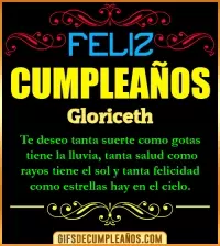 GIF Frases de Cumpleaños Gloriceth